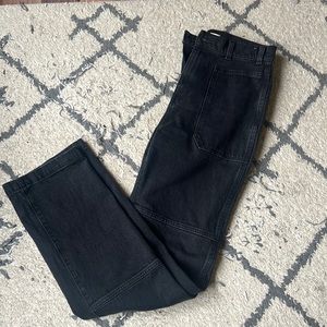 Madewell 90s straight jean black never worn tags removed